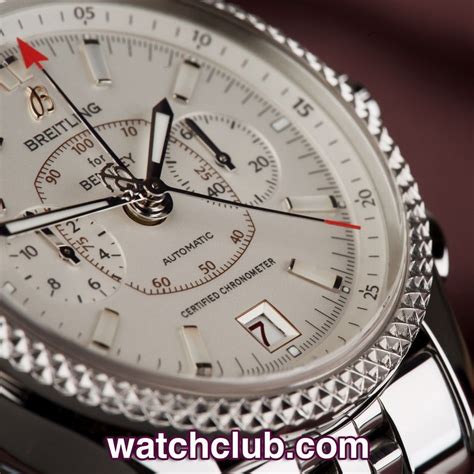 breitling bentley platinum bezel|breitling bentley flying b.